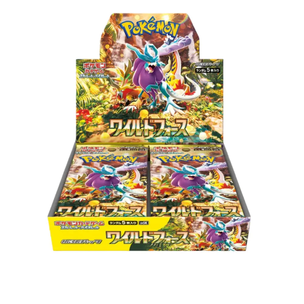 Box Pokémon Scarlet & Violet Wild Force